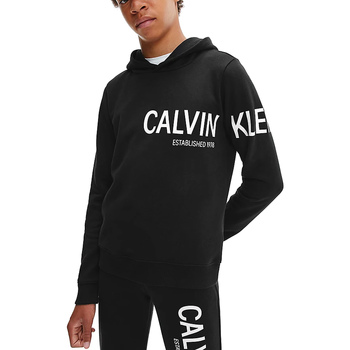 textil Niños Sudaderas Calvin Klein Jeans - Felpa  nero IB0IB01123-BEH Negro