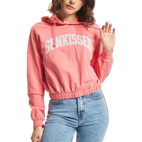 textil Mujer Sudaderas Only ONLCOSTA L/S HOOD SWT Rosa