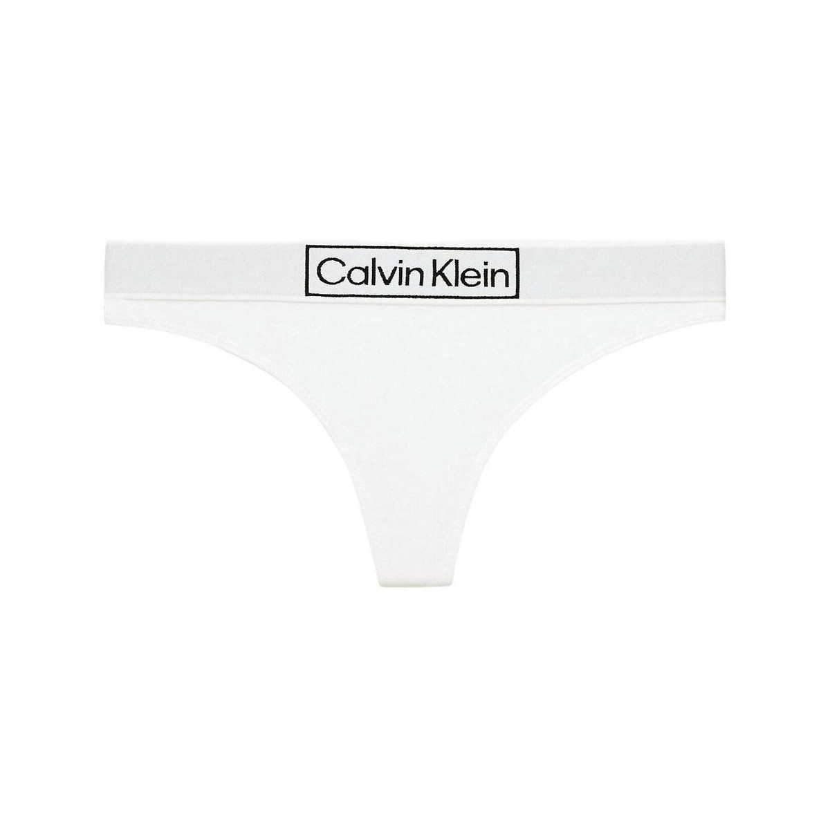 textil Mujer Sujetador deportivo  Calvin Klein Jeans THONG Blanco