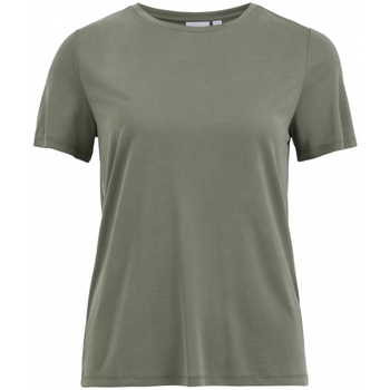 textil Mujer Sudaderas Vila Modala O Neck T-Shirt - Four Leaf Clover Verde