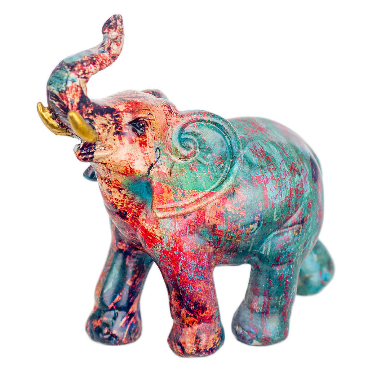 Casa Figuras decorativas Signes Grimalt Figura Elefante Rojo