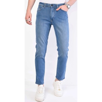 textil Hombre Vaqueros slim True Rise Jeans För Män Regular Fit DPNW Azul