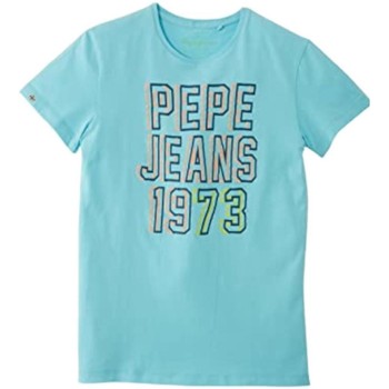 textil Niño Camisetas manga corta Pepe jeans PB500387 Azul