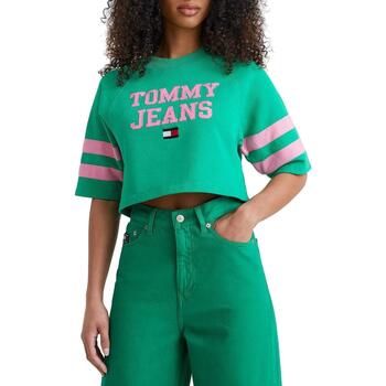 textil Mujer Sudaderas Tommy Jeans Sudadera ABO POP Verde