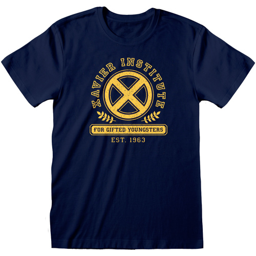 textil Camisetas manga larga X-Men Xavier Institute Azul