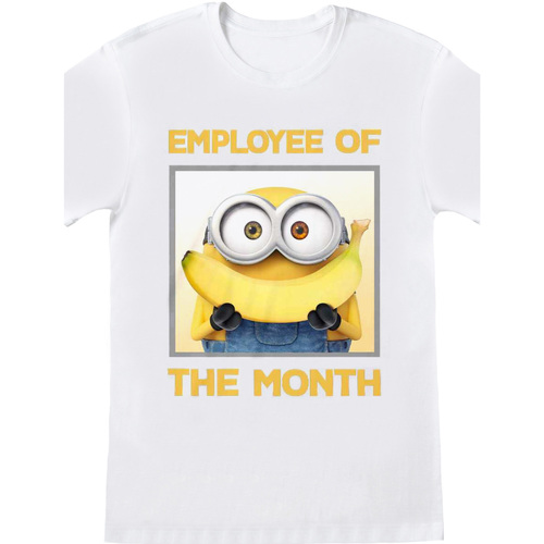 textil Camisetas manga larga Minions Employee Of The Month Multicolor