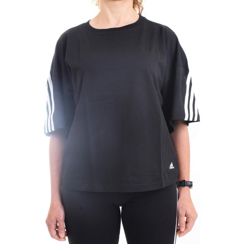 textil Mujer Camisetas manga corta adidas Originals HE03 T-Shirt/Polo mujer negro Negro