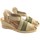 Zapatos Mujer Multideporte Calzamur Sandalia señora  20202 beig Marrón