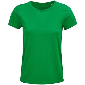textil Mujer Camisetas manga larga Sols 3581 Verde