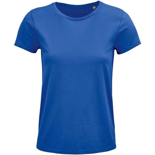 textil Mujer Camisetas manga larga Sols Crusader Azul