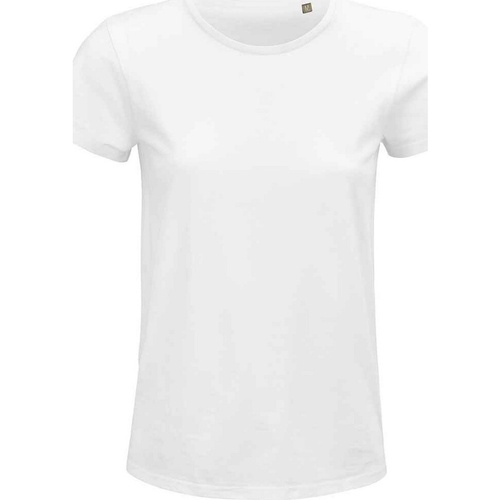 textil Mujer Camisetas manga larga Sols Crusader Blanco