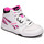 Zapatos Niña Zapatillas altas Reebok Classic BB4500 COURT Blanco / Rosa / Leopardo