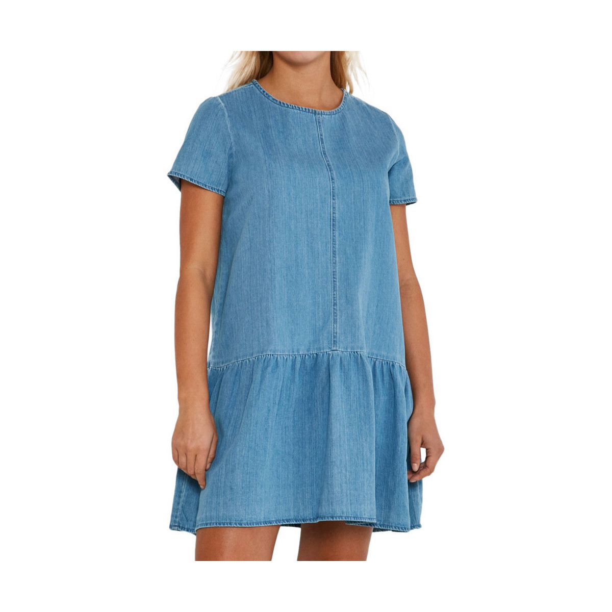 textil Mujer Vestidos cortos Noisy May  Azul