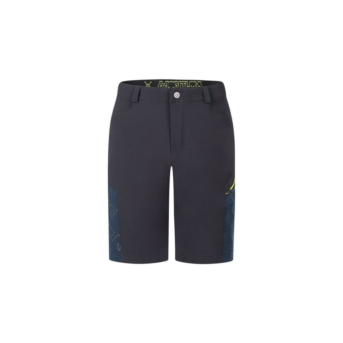 textil Hombre Shorts / Bermudas Montura Pantalones cortos Land Hombre Ardesia/Giallo Fluo Gris