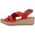 Zapatos Mujer Sandalias Pepe Parra Lecco Rojo