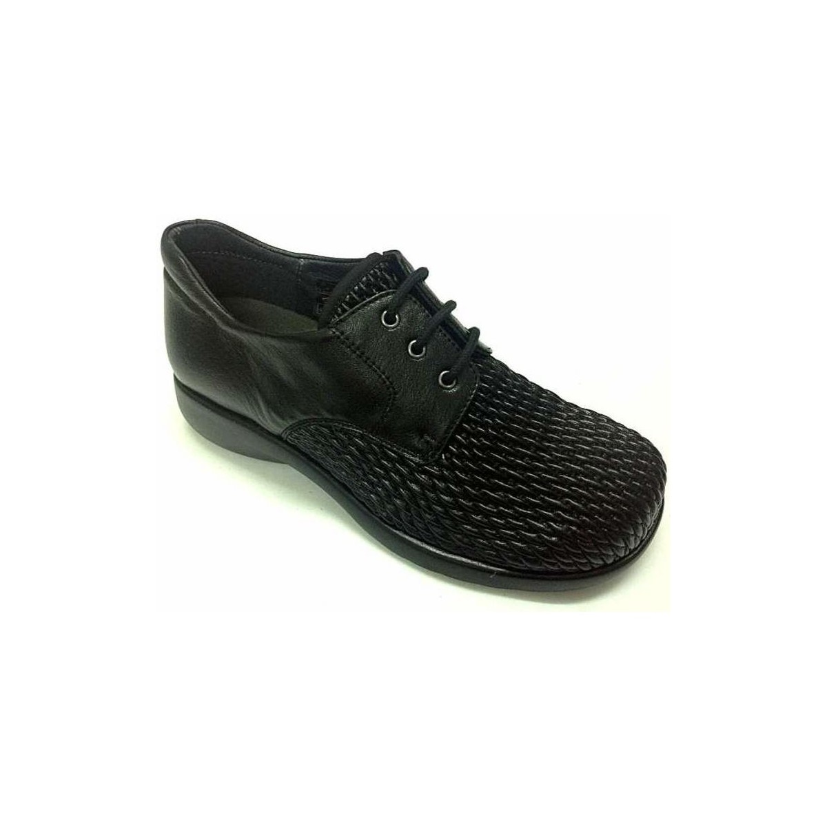 Zapatos Mujer Bailarinas-manoletinas Silvio 1302 Panal Abeja Negro