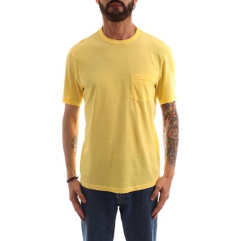 textil Hombre Camisetas manga corta Blauer 22SBLUH02127006202 Amarillo