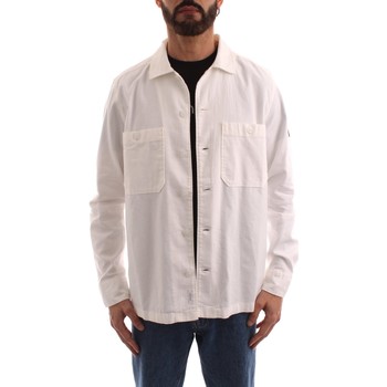 textil Hombre Camisas manga larga Calvin Klein Jeans K10K109442 Blanco