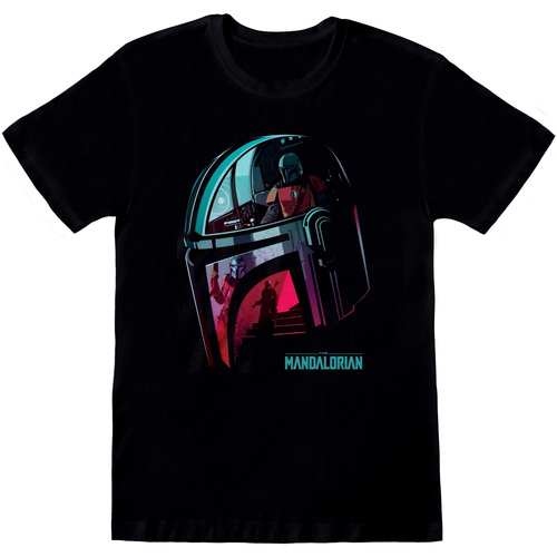 textil Camisetas manga larga Star Wars: The Mandalorian HE791 Negro