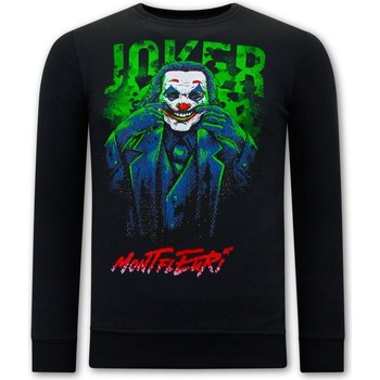 textil Hombre Sudaderas Tony Backer Heren Sweater Met Print Joker Zwart Negro