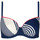 textil Mujer Bañador por piezas Lisca Top de traje baño con aros Quinby Azul