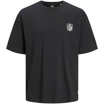textil Niño Tops y Camisetas Jack & Jones 12207009 LOGOS TEE-BLACK Negro