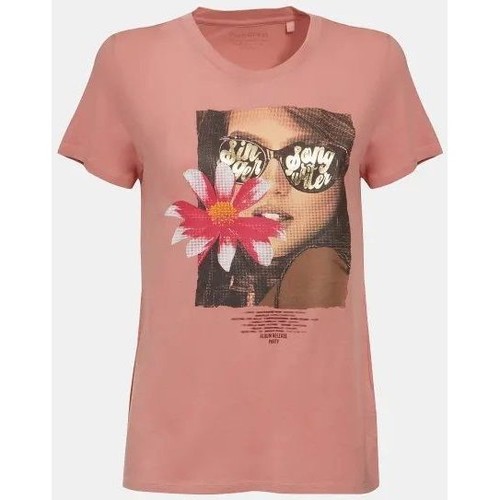 textil Mujer Tops y Camisetas Guess W2GI29 K9SN1-G64X Rosa