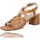 Zapatos Mujer Sandalias Patricia Miller Sandalias Casual con Tacón para Mujer de  5545 Marrón