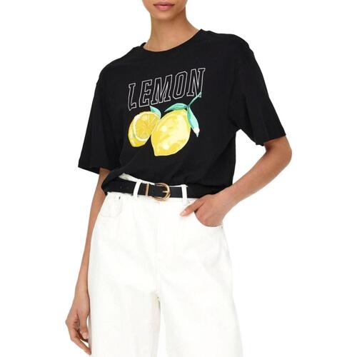 Productividad Centrar Panda Only Camiseta Estampado De Frutas Negro - textil Tops y Camisetas Mujer  9,79 €