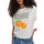 textil Mujer Tops y Camisetas Only Camiseta Estampado Naranjas Gris