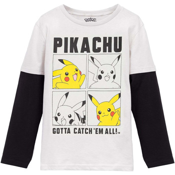 textil Niños Camisetas manga larga Pokemon  Gris