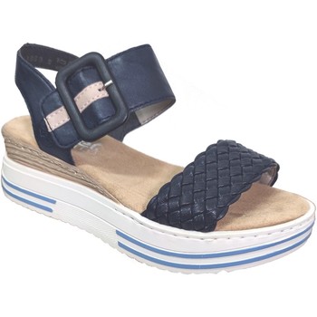 Zapatos Mujer Sandalias Rieker V1678 Azul