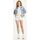 textil Mujer Shorts / Bermudas Levi's 77879 0080 - RIBCAGE SHORT-WHITE STONEWASH Blanco