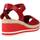 Zapatos Mujer Sandalias Pon´s Quintana 9820 Y00 Rojo