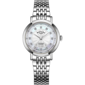 Relojes & Joyas Mujer Relojes analógicos Rotary LB05420/41/D, Quartz, 27mm, 5ATM Plata