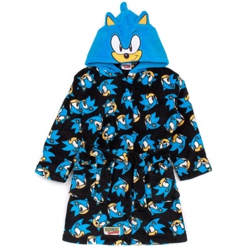 Casa Niños Albornoz Sonic The Hedgehog  Negro