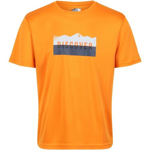 textil Hombre Camisetas manga larga Regatta Fingal VI Naranja