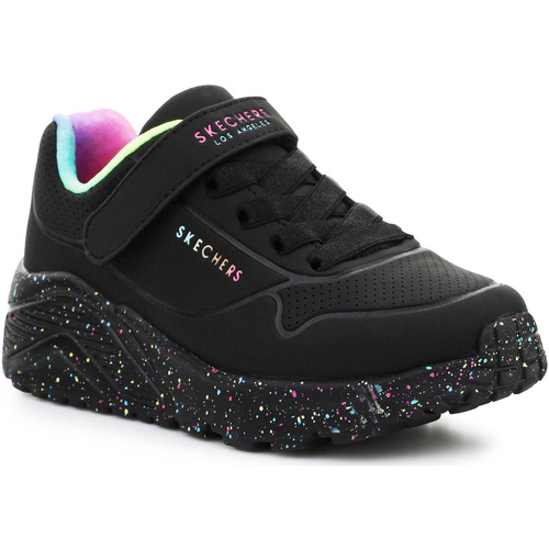 Zapatos Niña Sandalias Skechers Uno Lite - RAINBOW SPECKS 310457-BKMT Negro