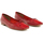 Zapatos Mujer Bailarinas-manoletinas Andrés Machado Lisa Rojo