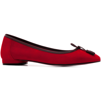 Zapatos Mujer Bailarinas-manoletinas Andres Machado Iris Rojo