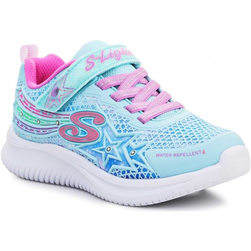 Zapatos Niña Sandalias Skechers Jumpsters- WISHFUL STAR 302323-AQPR Azul