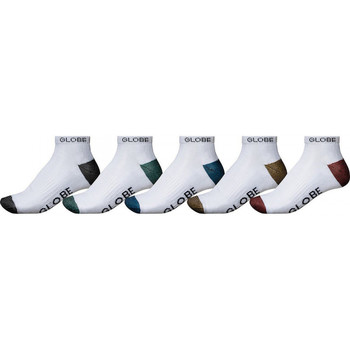 Ropa interior Hombre Calcetines Globe Ingles ankle sock 5 pack Blanco