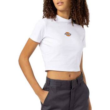 textil Mujer Camisas Dickies MAPLE VALLEY TEE WHITE Blanco