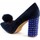 Zapatos Mujer Zapatos de tacón Eferri Zapato de fiesta Rabbit Azul