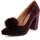 Zapatos Mujer Zapatos de tacón Eferri Zapato de fiesta Rabbit Burdeo