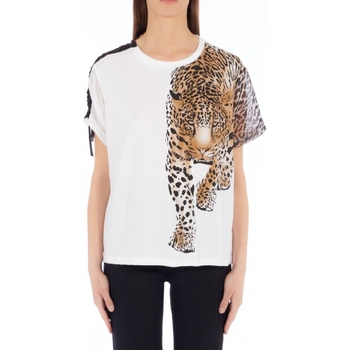 textil Mujer Camisetas manga corta Blugirl Camiseta tigre Blanco