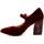 Zapatos Mujer Zapatos de tacón Eferri Zapato de fiesta Moriles Burdeo