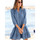 textil Mujer Vestidos Lascana Vestido de verano con mangas tres cuartos French Summer Azul