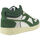 Zapatos Hombre Deportivas Moda Diadora Magic basket demi cut suede leather 501.178563 01 Verde