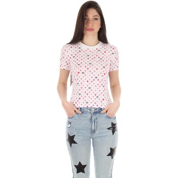 textil Mujer Camisetas manga corta Chiara Ferragni 72CBH601-JS094 Blanco